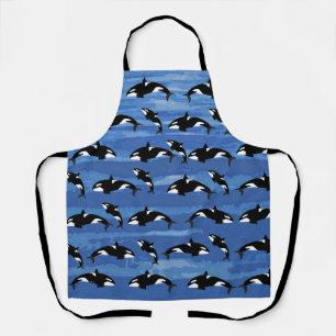 Orcas All-Over Print Apron