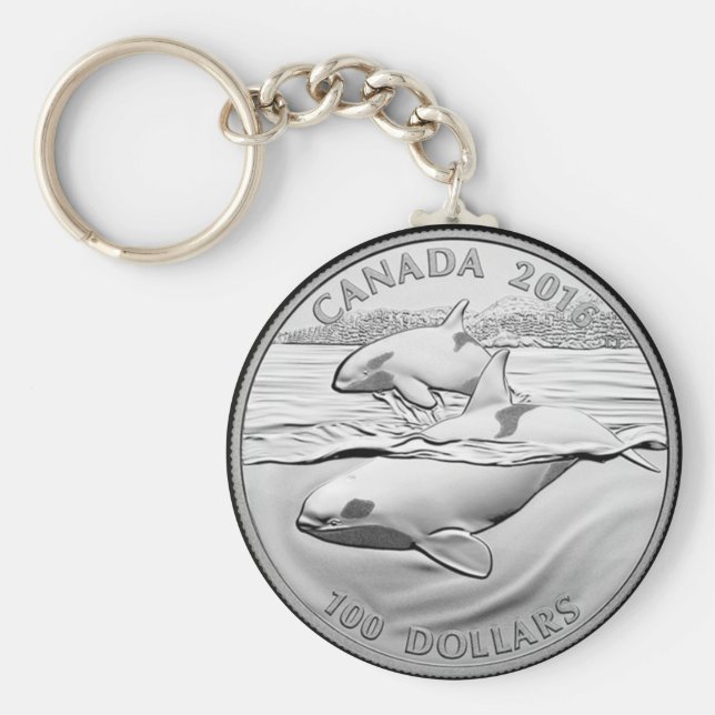 ORCAS COIN KEYCHAIN (Front)