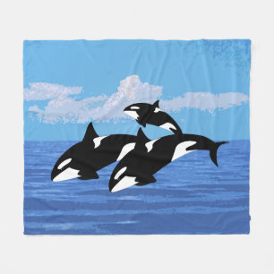 Orcas Fleece Blanket