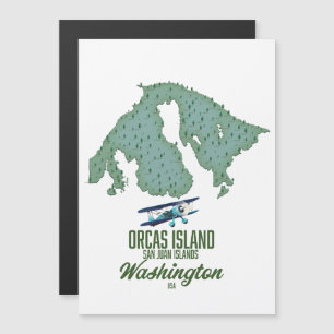 Orcas Island, Washington, USA map