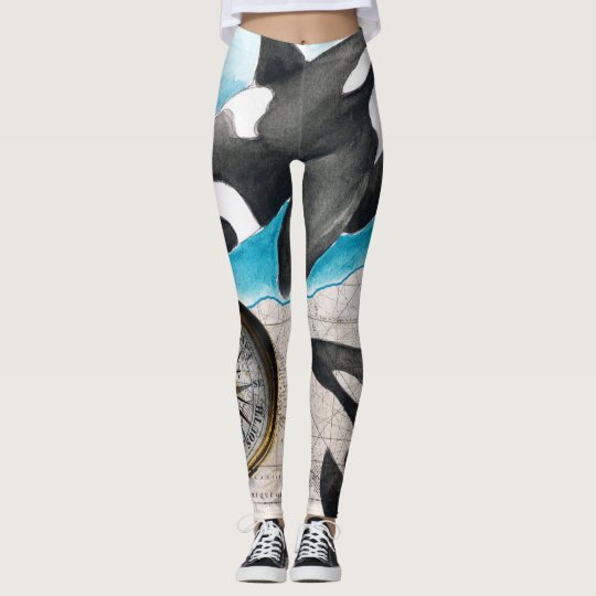 Orcas Map Leggings