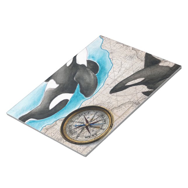 Orcas Map Notepad (Angled)