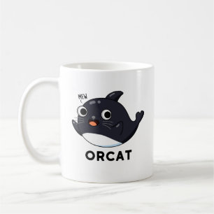 Orcat Funny Cat Orca Pun  Coffee Mug