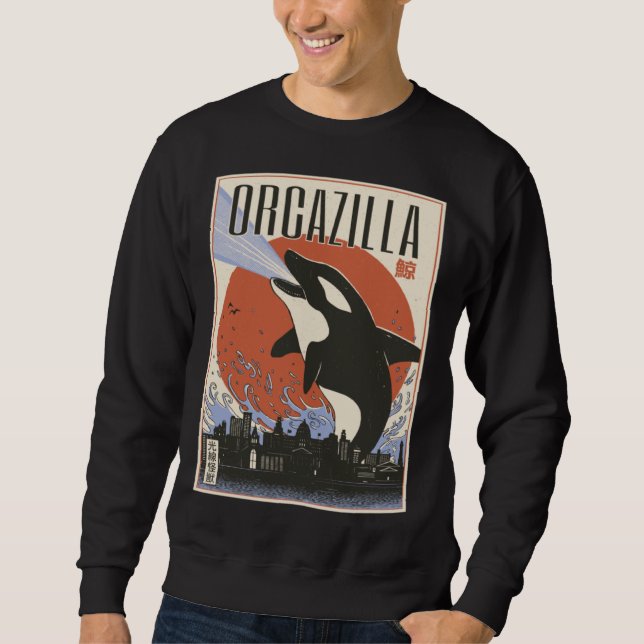 Orcazilla Asia Whale Sweatshirt (Front)