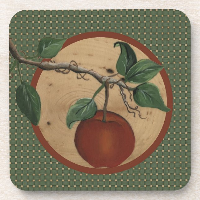 Orchard Apple Dessous de verre de liège (Devant)
