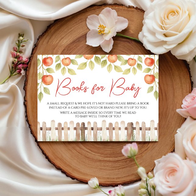 Orchard Apple Insert Books for Baby Card (Creator Uploaded)