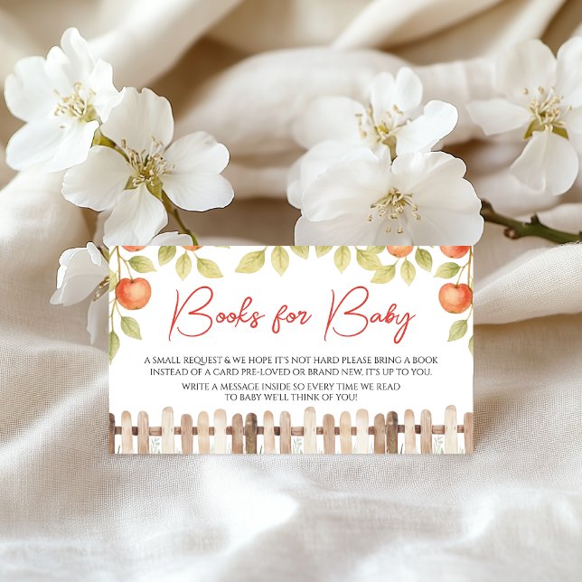 Orchard Apple Insert Books for Baby Card (Creator Uploaded)