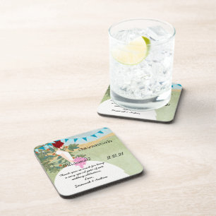 Orchard Buntings Red Hair Bridesmaid Coaster