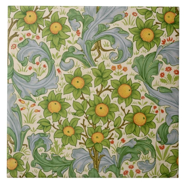 Orchard, Dearle, 1899 Tile (Front)