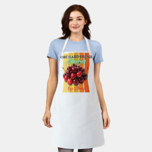 Orchard Fresh Cherries - Ripe & Plump Apron