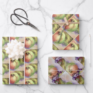 Orchard Harvest Gift Wrap Sheets — Set of 3