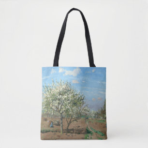 Orchard in Bloom, Louveciennes  Camille Pissarro  Tote Bag