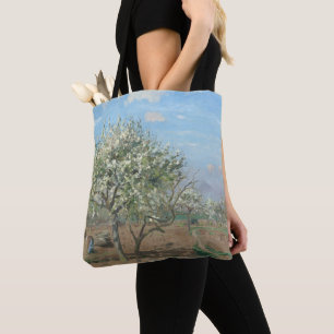 Orchard in Bloom, Louveciennes  France by Pissarro Tote Bag