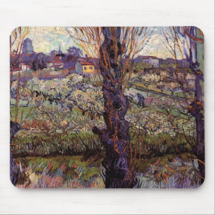 Orchard in Blossom, Arles by Vincent van Gogh Mouse Pad