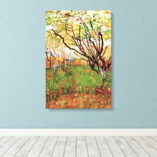 Orchard in Blossom by Vincent van Gogh Canvas Print