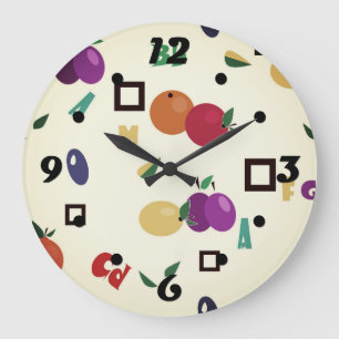Orchard Large Clock