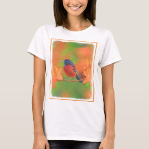 Orchard Oriole Songbird Painting Original Bird Art T-Shirt