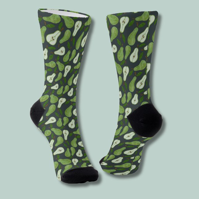 Orchard Pear Fruit pattern Socks (Orchard pear fruit pattern socks)