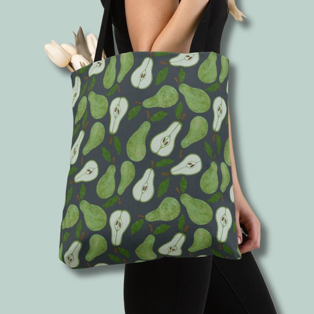 Orchard Pear Fruit pattern Tote Bag (Orchard pear fruit pattern tote bag)