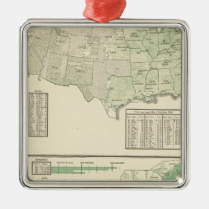 Orchard products and rice metal ornament