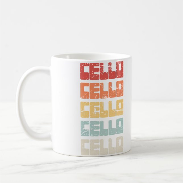 Orchestra Cello Coffee Mug (Left)
