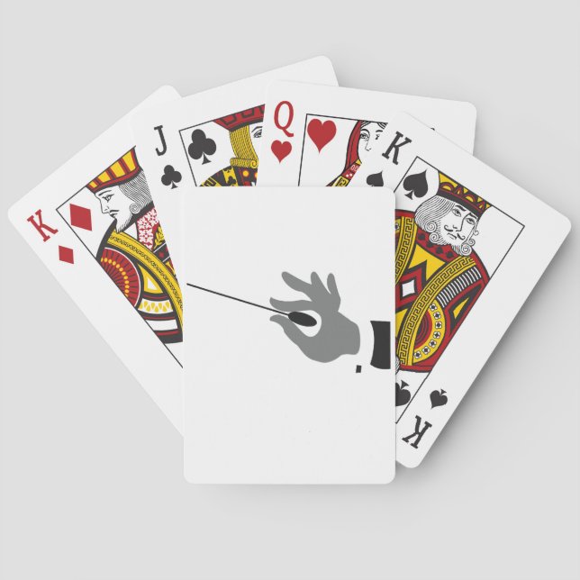 Orchestra Conductor Playing Cards (Back)