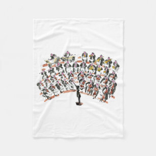 Orchestra Fleece Blanket