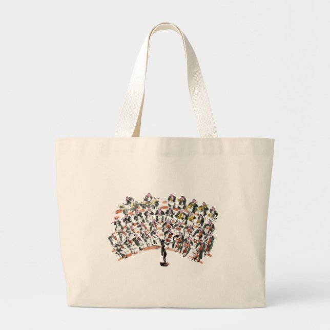 Orchestra Large Tote Bag (Front)