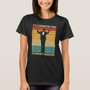 Orchestra Music Conductor Baton Maestro T-Shirt