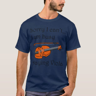 Orchestra Music Instrument Violist Viola Player gi T-Shirt