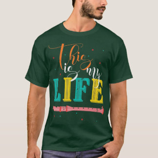 Orchestra Music Lover Flutist Gift Flute T-Shirt