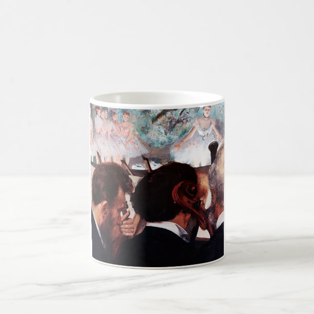 Orchestra Musicians, Edgar Degas Coffee Mug (Center)