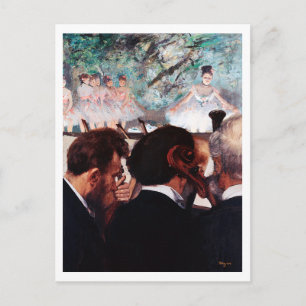 Orchestra Musicians, Edgar Degas Postcard