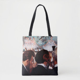 Orchestra Musicians, Edgar Degas Tote Bag