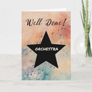 Orchestra Performance Congratulations Watercolor Card