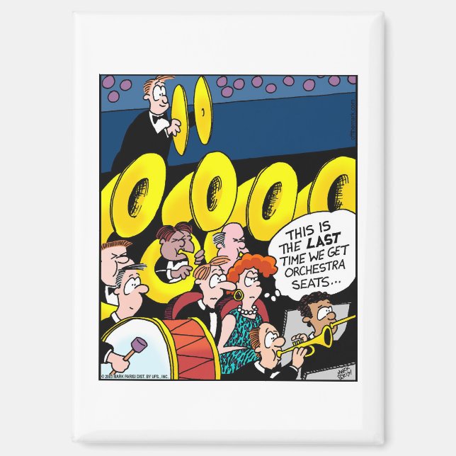 Orchestra Seats Magnet (Front)