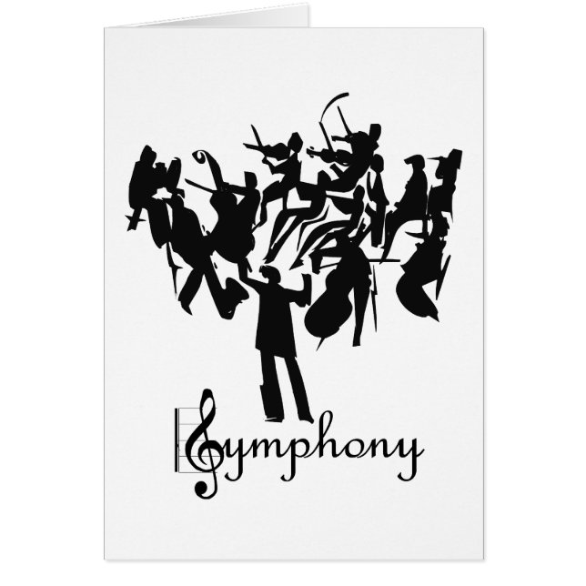Orchestre SYMPHONIQUE dans un design stylisé (Devant)