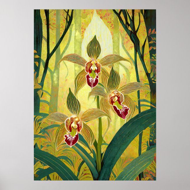 Orchid Art V51 Poster (Front)
