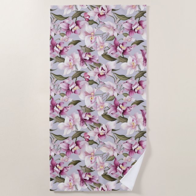 Orchid Beach Towel (Front)