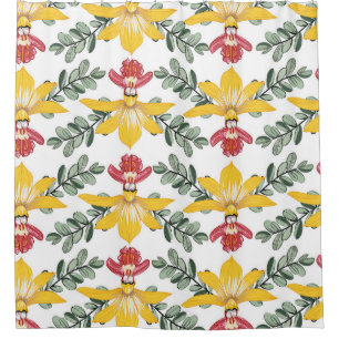 Orchid Beauty: Floral Pattern Elegance.