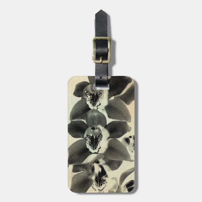 Orchid Blush Panels IV Luggage Tag (Front Vertical)