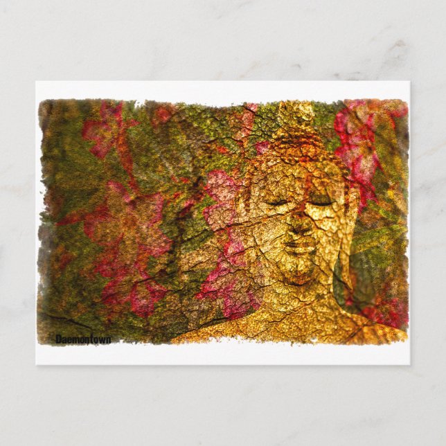 Orchid Buddha Postcard (Front)