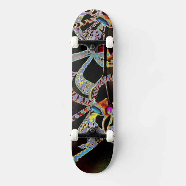 Orchid collection skateboard (Front)