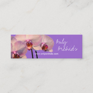 Orchid Design2 Mauve Profile Card