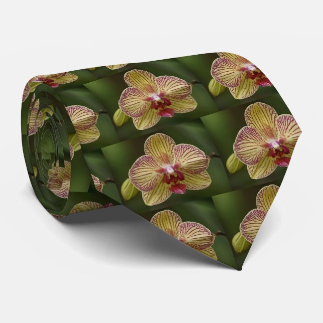 Orchid Elegance Men's Tie (Rolled)
