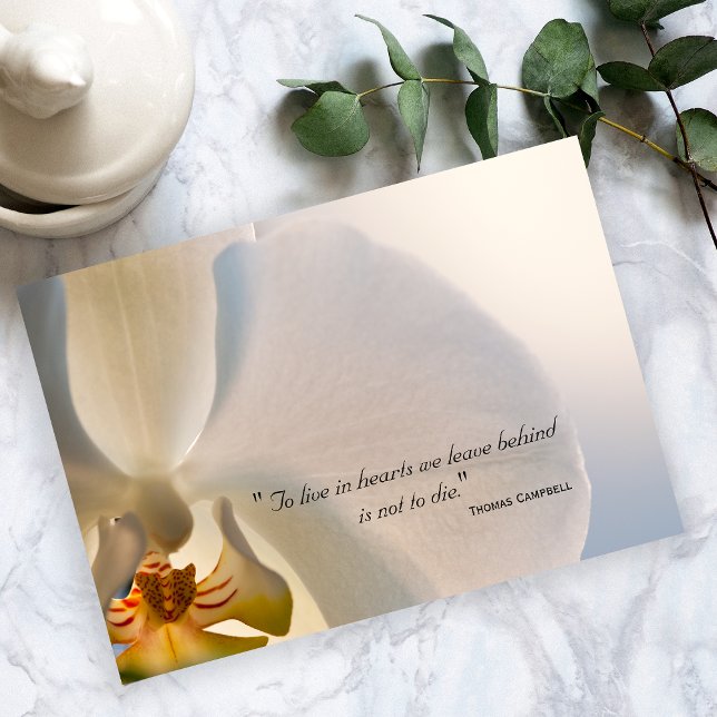 Orchid Elegance Thank You for Your Sympathy Note (Creator Uploaded)