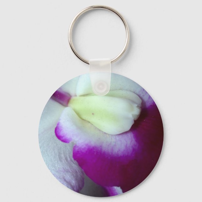 Orchid Flower Keychain (Front)