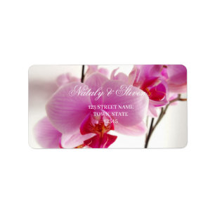  Orchid flower  Label