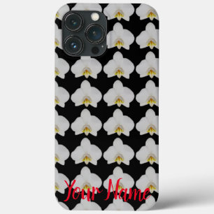 Orchid flower Pattern for gardeners and blossom iPhone 13 Pro Max Case