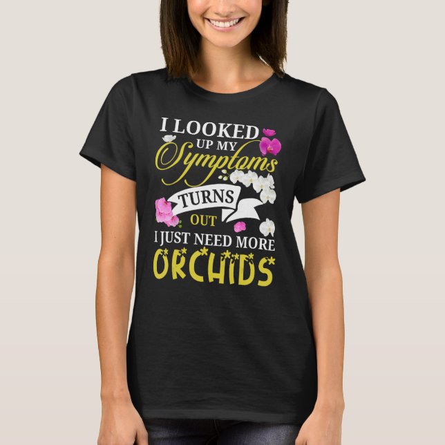 Orchid Flower T-Shirt (Front)